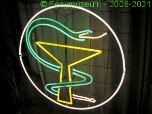 Neon, neonmentés, Fénymúzeum, gyógyszertár